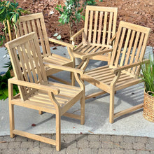 Load image into Gallery viewer, Honey Wood Outdoor Dining Chair
