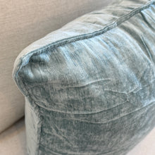 Load image into Gallery viewer, Aqua Velvet Pillow
