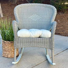 Load image into Gallery viewer, Grey Resin Wicker Rocker
