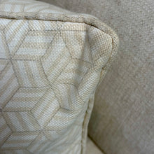 Load image into Gallery viewer, LG Beige Geometric Down Pillow
