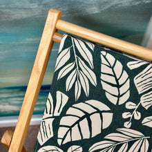 Load image into Gallery viewer, Sling Back Tropical Print Chair
