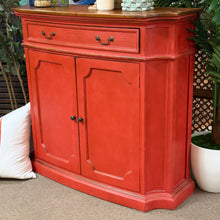 Load image into Gallery viewer, Red Two Tone Cabinet
