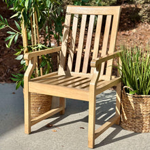 Load image into Gallery viewer, Honey Wood Outdoor Dining Chair
