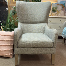Load image into Gallery viewer, Grey Wingback Chair
