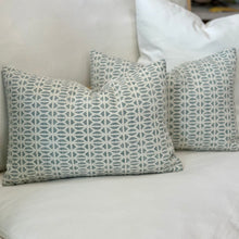 Load image into Gallery viewer, Aqua Geometric Designer Lumbar
