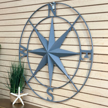 Load image into Gallery viewer, Metal Compass Wall Art
