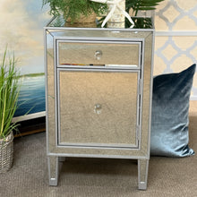 Load image into Gallery viewer, 'Reflexion' Mirrored Nightstand
