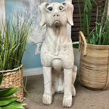 Load image into Gallery viewer, Wood Dog Statue
