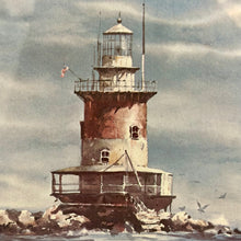Load image into Gallery viewer, Donald Edward 'Voorhees Lighthouse' Art
