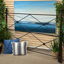 Load image into Gallery viewer, King Black Metal Bed
