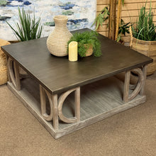 Load image into Gallery viewer, Universal Steel/Driftwood Coffee table
