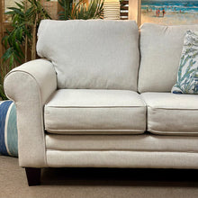 Load image into Gallery viewer, Ivory Rolled Arm Sofa
