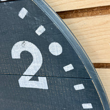 Load image into Gallery viewer, Grey Wooden Clock
