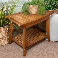 Load image into Gallery viewer, Wooden Slat Bench
