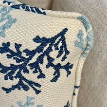 Load image into Gallery viewer, Blue Coral Motif Pillow
