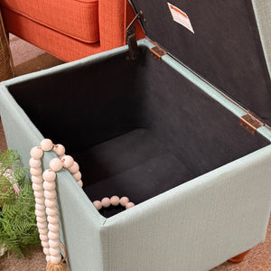 Aqua Storage Ottoman