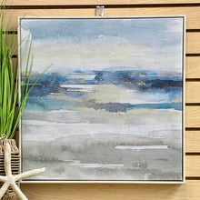 Load image into Gallery viewer, Blue/Green/Silver Abstract III
