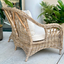 Load image into Gallery viewer, Natural Wicker Loveseat
