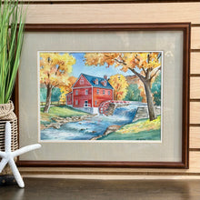Load image into Gallery viewer, De Young Framed Red Barn Art
