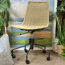 Load image into Gallery viewer, West Elm Wicker Office Chair
