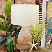 Load image into Gallery viewer, Light Brown Textured Lamp
