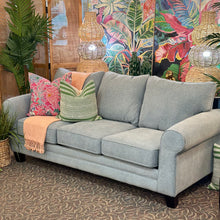 Load image into Gallery viewer, Light Blue Sleeper Sofa
