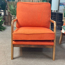 Load image into Gallery viewer, Orange Modern Accent Chair
