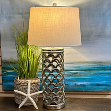 Load image into Gallery viewer, Chrome Geometric Table Lamp

