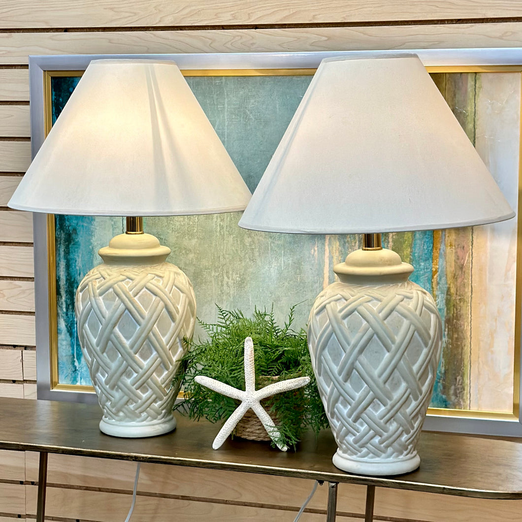 Pale Green Ceramic Lamp