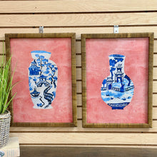 Load image into Gallery viewer, Rattan Wrapped Vase Art II
