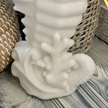 Load image into Gallery viewer, White Seahorse Statue

