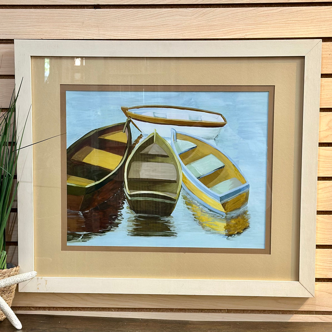 Canoes I Framed Art