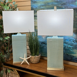 Light Blue Ceramic Lamp