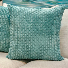 Load image into Gallery viewer, Aqua Textured Pillow
