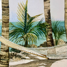 Load image into Gallery viewer, Relaxing Hammock Giclee Art
