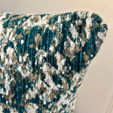 Load image into Gallery viewer, Teal Abstract Pillow
