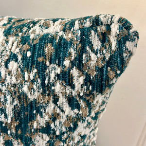 Teal Abstract Pillow