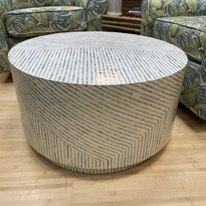 Round Capiz Coffee Table