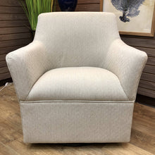 Load image into Gallery viewer, Ivory Greek Key Swivel Glider
