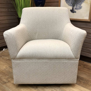 Ivory Greek Key Swivel Glider