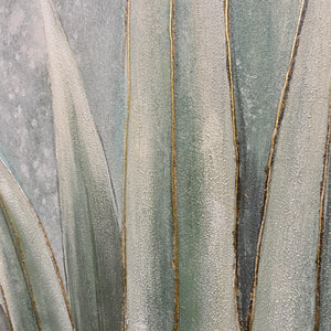 Green & Gold Agave Art