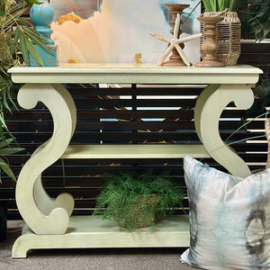 Cream Scroll Console