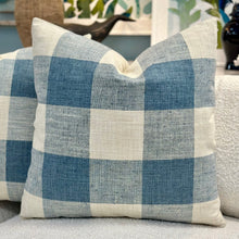 Load image into Gallery viewer, Blue Plaid Down Designer Pillowbra
