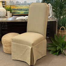 Load image into Gallery viewer, Beige Skirted Dining Chair
