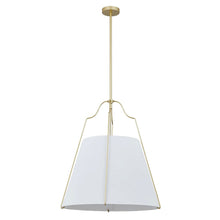 Load image into Gallery viewer, Gold &amp; Linen Pendant
