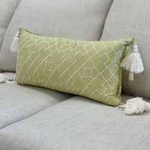 Load image into Gallery viewer, Green Lattice Down Lumbar

