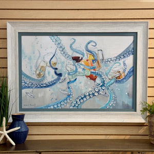 Octopus W/Drinks Giclee