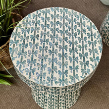 Load image into Gallery viewer, Blue Bow Capiz Table
