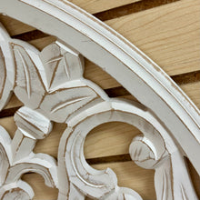 Load image into Gallery viewer, Carved White Wooden Wall Art
