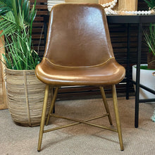 Load image into Gallery viewer, World Market 'Tyler' Leather Dining Chair
